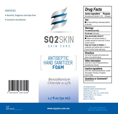 50 mL Label (Sq2 50 mL)